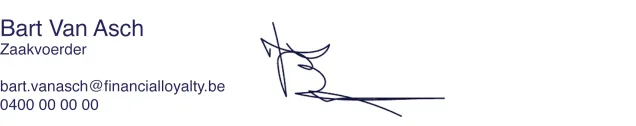 Bart van Asch signiture